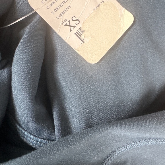 NWT Free People high rise cropped leggings new navy blue XS - Picture 7 of 7